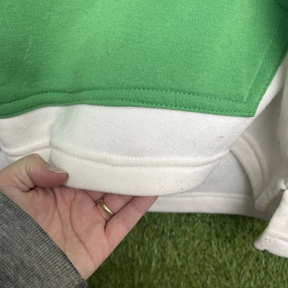 Boston Celtics Jersey Hoodie Mens XL Sweatshirt #11 Kyrie Irving Hockey Green